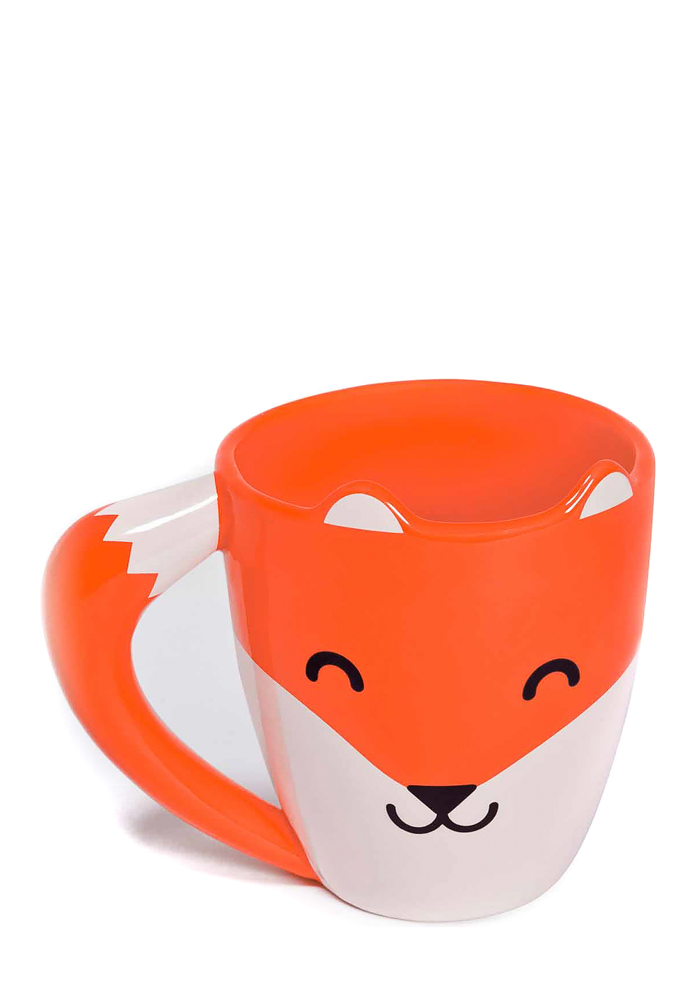 Fuchs Tasse aus hochwertiger Keramik Orange 275 ml Thumbs up