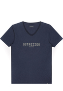 DSTREZZED - T-Shirt, V-Ausschnitt