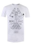 STAR WARS - T-Shirt Millenium Lines, Rundhals