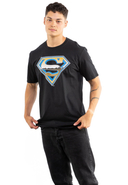 DC COMICS - T-Shirt Superman Chrome, Rundhals
