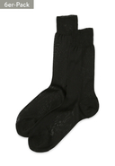 AZZARO - Socken, 6er-Pack, schwarz