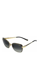 CHOPARD - Sonnenbrille SCHB69S, UV 400, schwarz/golden