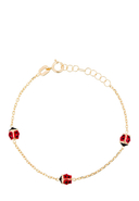 BY COLETTE - Armband Gourmette, 375 Gelbgold