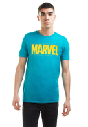 MARVEL - T-Shirt Marvel Text Logo, Rundhals