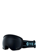 YEAZ - Ski- und Snowboardbrille, UV-400, schwarz