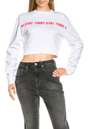 TOMMY JEANS - Sweatshirt , Rundhals, Cropped Fit