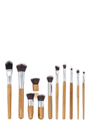 ZOE AYLA - Make-Up-Pinsel-Set Bamboo, 11-teilig