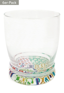 COLOR ADDICTED - Wasserglas Maioliche, 6er-Pack, Ø8,5 x H9 cm