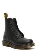 DR. MARTENS - Boots 1460 Front Zip, Leder, schwarz