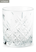 PASABAHCE - Trinkglas Timeless, 4er-Pack, Ø8,5 x H9,5 cm
