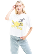 LOONEY TUNES - T-Shirt Daffy Duck, Halbarm, Rundhals, Cropped Fit