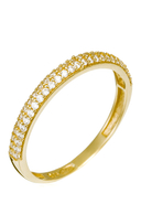 ORECLAT - Ring Amour Innocent, 375 Gelbgold, Zirkonia
