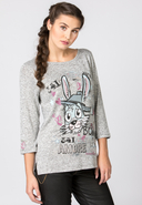 STOCKERPOINT - Shirt Bunny in Love, 3/4-Arm, Rundhals