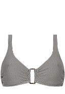 BEACHLIFE - Bikini-Oberteil Classy, blackwhite stripe