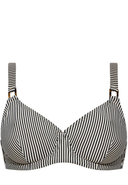 BEACHLIFE - Bikini-Oberteil Classy, blackwhite stripe
