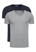 EMPORIO ARMANI - T-Shirt, 2er-Pack, V-Ausschnitt
