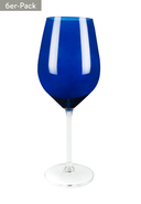 COLOR ADDICTED - Weinglas Cobalto, 6er-Pack, Ø6,5 x H23 cm