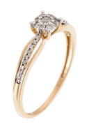 ARTISAN JOAILLIER - Ring La Promise, 375 Gelbgold, Diamant