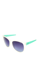 POLAROID - Sonnenbrille 6004/S, polarized, UV 400, weiß/mint