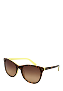CALVIN KLEIN - Sonnenbrille CK18510S, UV 400, braun/gelb