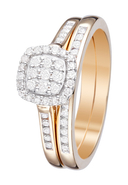 ARTISAN JOAILLIER - Ring Mon vœu le plus cher, 375 Gelbgold, Diamant