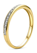 DIAMANT PUR - Ring, 375 Gelbgold, Diamant