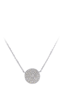 DIAMANT PUR - Halskette, 375 Weißgold, Diamant