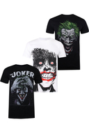 DC COMICS - T-Shirt Joker, 3er-Pack, Rundhals