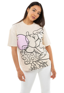 DISNEY - T-Shirt Disney Minnie Bubblegum, Halbarm, Rundhals