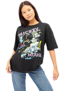 DISNEY - T-Shirt 90S Shady Mickey, Rundhals, Oversized Fit