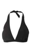CRUZ - Neckholder-Bikini-Oberteil, gepolstert, black