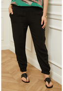 CURVY LADY - Joggpants, Leinen, Tapered Fit