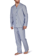 HUBER - Pyjama, lang, Langarm, Reverskragen