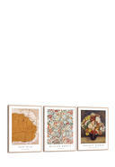ORANGE WALLZ - Wandbilder-Set Colourful Art, 3-tlg.