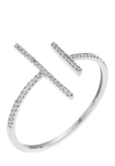DIAMANTA - Ring, 375 Weißgold, Diamant