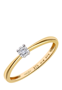 DIAMANT EXQUIS - Ring, 375 Gelbgold, Diamant