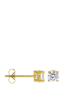 INSTANT D’OR - Ohrstecker Simply You, 375 Gelbgold, Zirkonia
