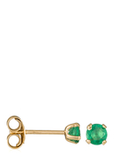 INSTANT D’OR - Ohrstecker Puce Emeralda, 375 Gelbgold, Smaragd