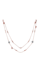 LUSSANDRA CRYSTALS - Halskette, Swarovski® Crystals, roségolden/silbern