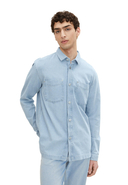 TOM TAILOR - Jeans-Overshirt, Kentkragen, Relaxed Fit