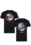NASA - T-Shirt, 2er-Pack, Rundhals
