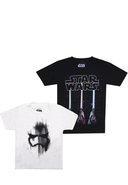 STAR WARS - T-Shirt Star Wars, 2er-Pack, Rundhals