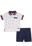 STREET MONKEY - Shorts + Polo-Shirt