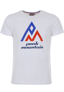 PEAK MOUNTAIN - T-Shirt, Rundhals