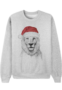 WOOOP - Sweatshirt Santa Lion, Rundhals