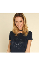 WOOOP - T-Shirt Whale Constellation, Rundhals