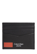 CALVIN KLEIN - Kartenetui, Leder, B10 x H8 x T1 cm