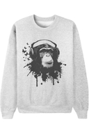 WOOOP - Sweatshirt Creative Monkey, Rundhals
