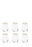 COLOR ADDICTED - Trinkglas, 6er-Pack, 0,38l