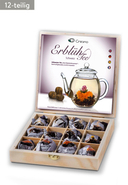 CREANO - Geschenk-Set Erblühtee Schwarzer Tee, 4x 3 Sorten 